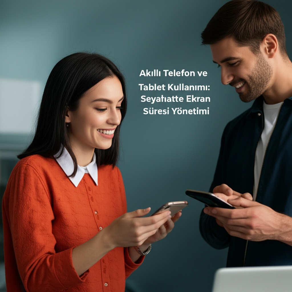 Akıllı Telefon ve Tablet Kullanımı: Seyahatte Ekran Süresi Yönetimi