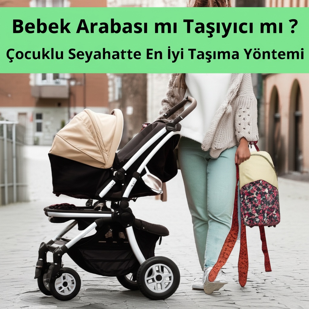 Bebek Arabası mı Taşıyıcı mı? Çocuklu Seyahatte En İyi Taşıma Yöntemi