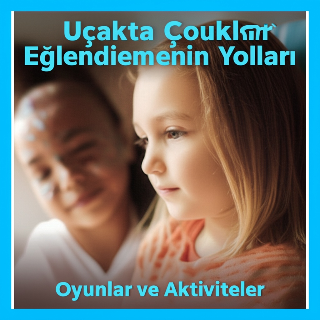 Uçakta Çocukları Eğlendirmenin Yolları: Oyunlar ve Aktiviteler