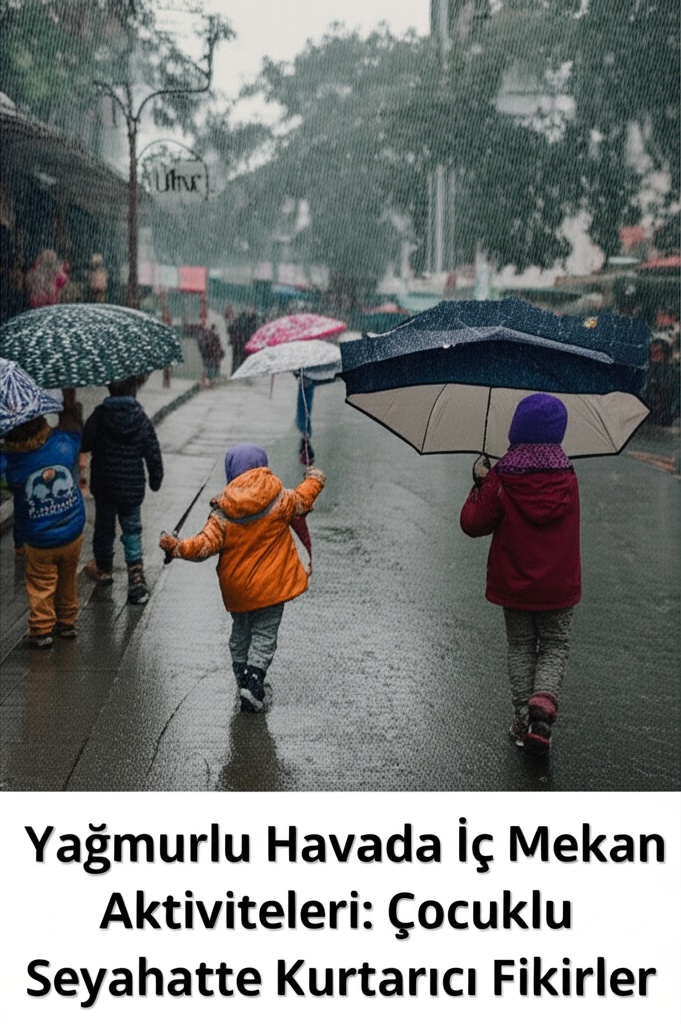 Yağmurlu Havada İç Mekan Aktiviteleri: Çocuklu Seyahatte Kurtarıcı Fikirler